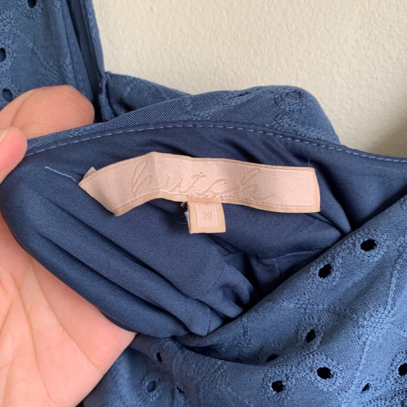 Hutch blue eyelet midi dress - Picture 2 of 6